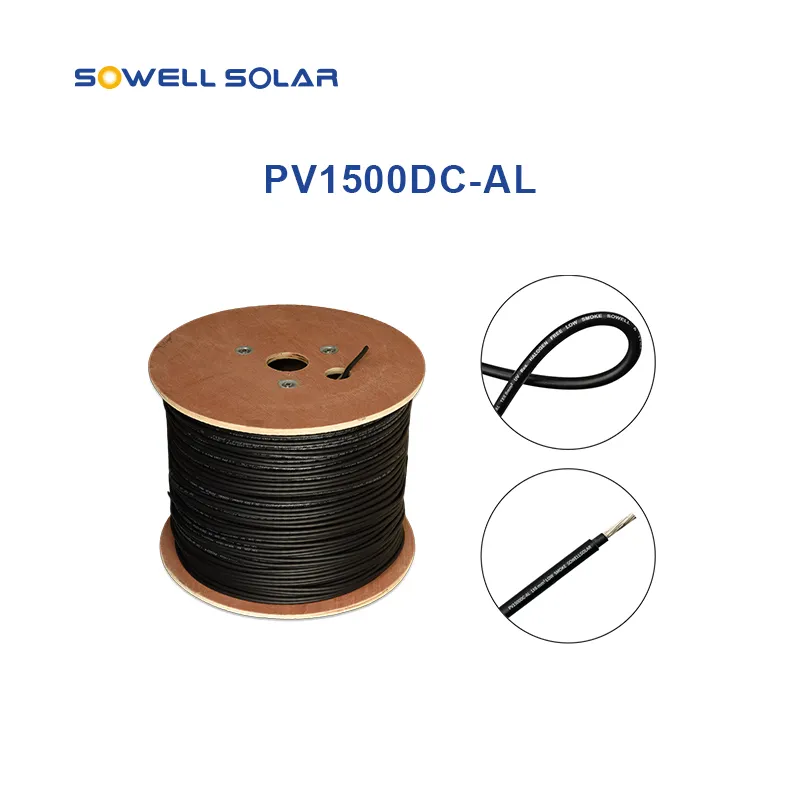 Solcellekabel af aluminium PV1500DC-AL